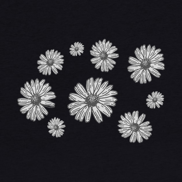 Daisy Flower Pattern - Floral by LukjanovArt